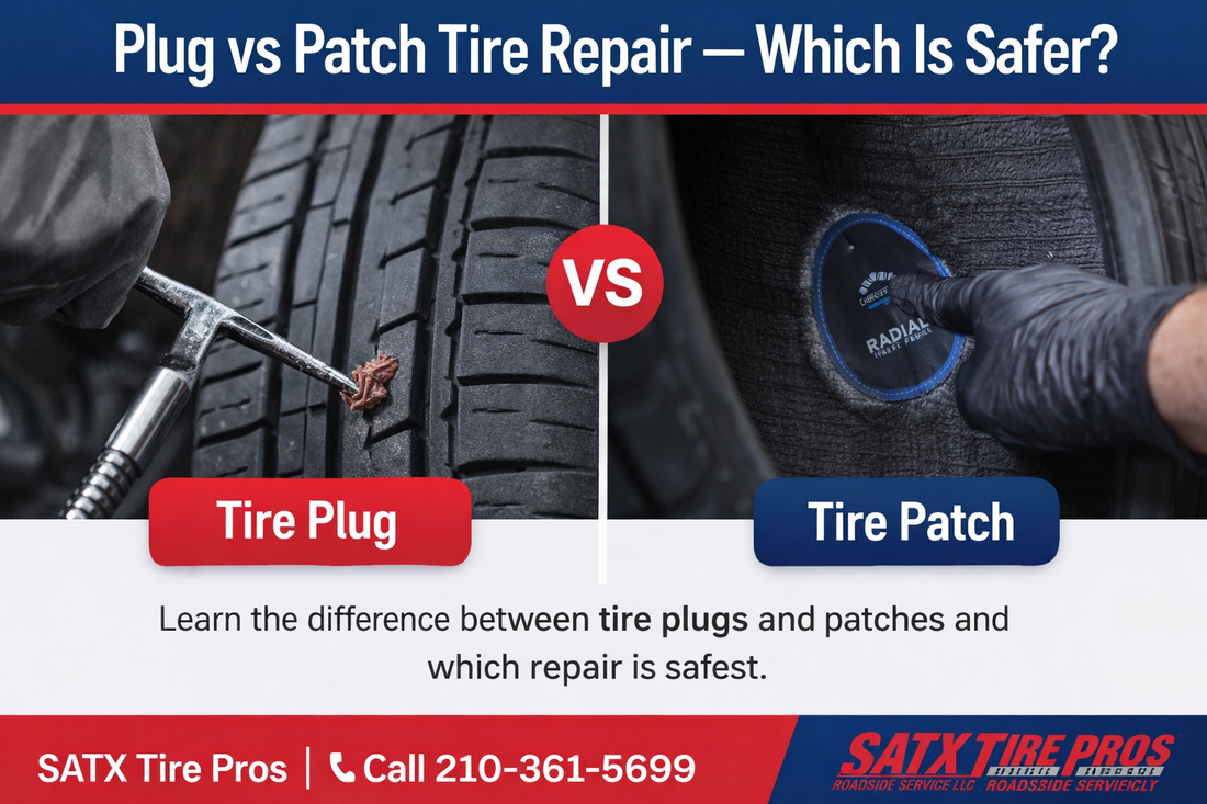 Plug vs Patch Tire Repair — Which Is Safer?