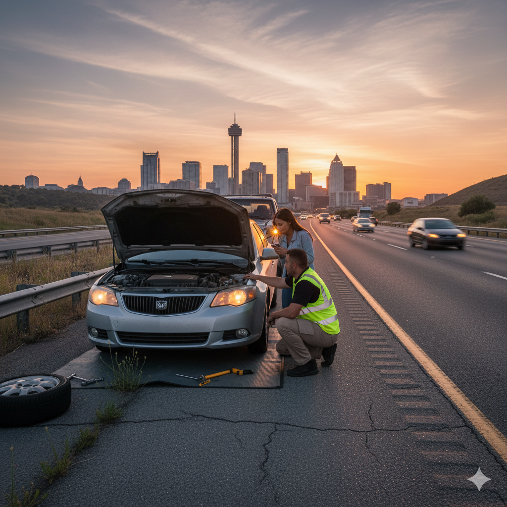 What To Do If You Get a Flat Tire in San Antonio